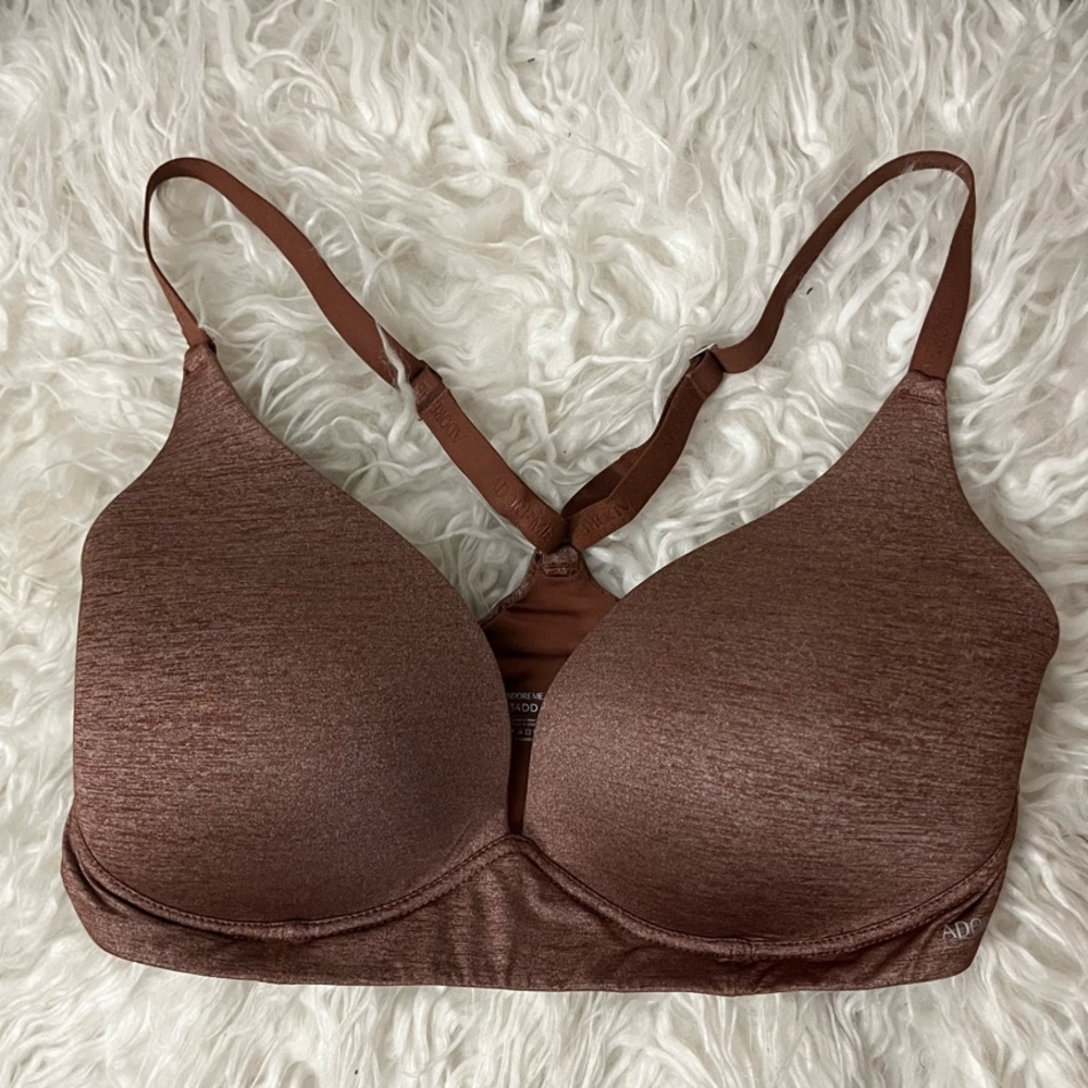 Adore me bra wireless NWOT tan/ brown 34DD